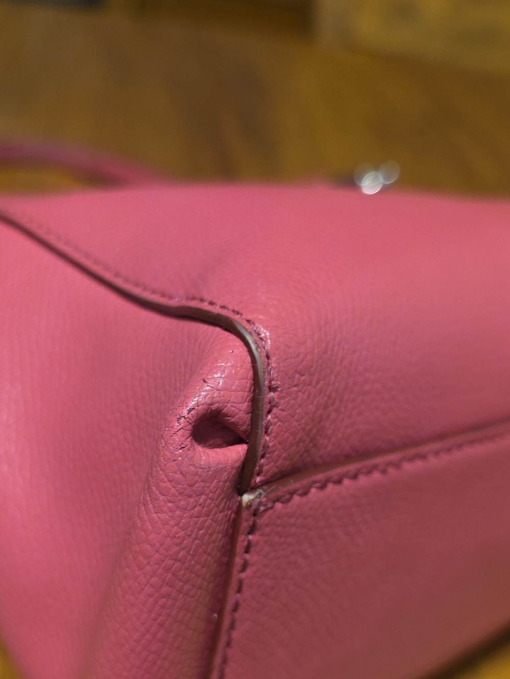 Coach Mini Christie Carryall Pebbled Leather Tote Bag in Pink - Picture 8 of 16